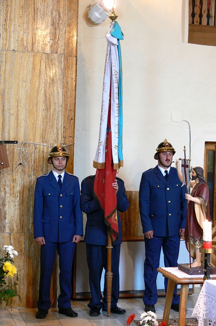 Slávnostná sv. omša za hasičov