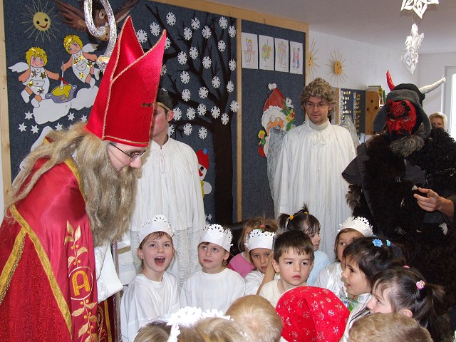 Mikuláš v MŠ, 12. 12. 2007