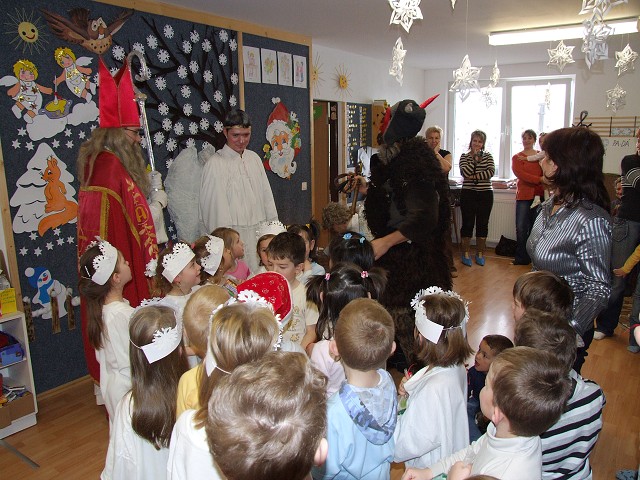 Mikuláš v MŠ, 12. 12. 2007