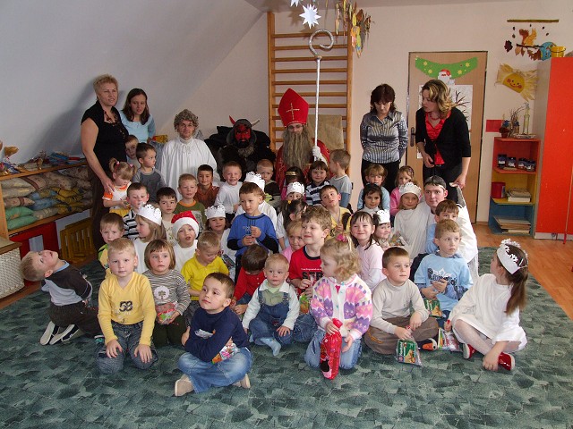 Mikuláš v MŠ, 12. 12. 2007