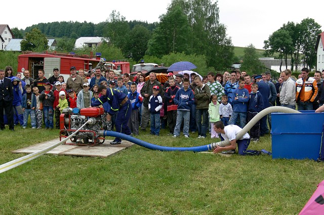 Popoludnie s hasičmi 15. 6. 2008