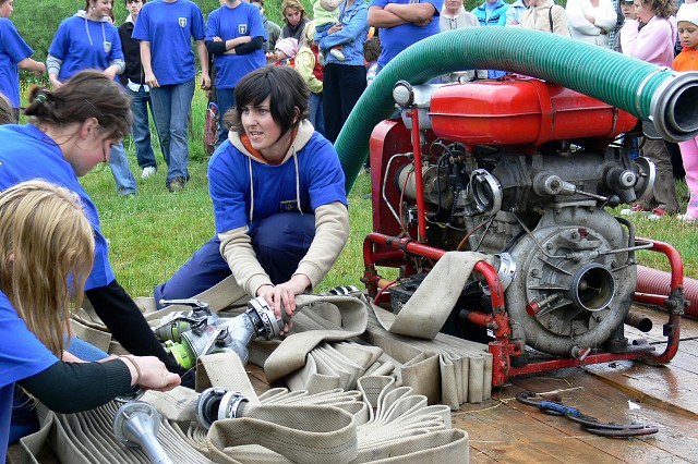 Popoludnie s hasičmi 15. 6. 2008