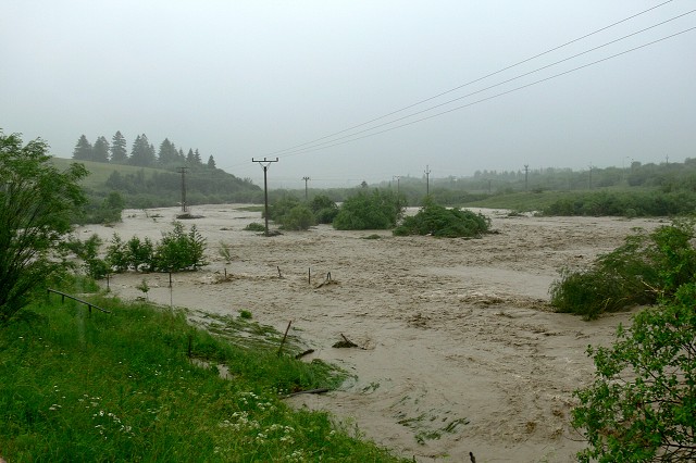 Záplavy, 28. 6. 2009