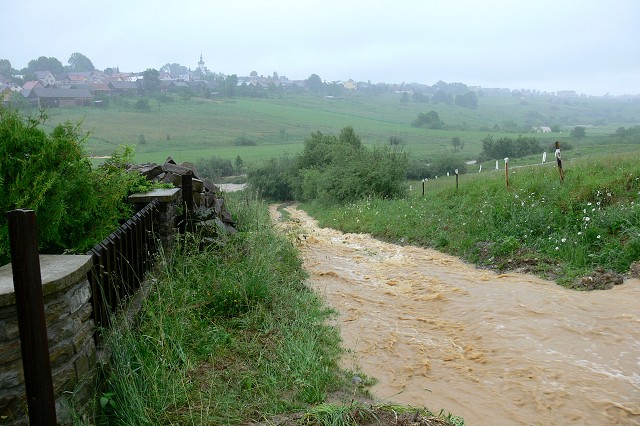 Záplavy, 28. 6. 2009