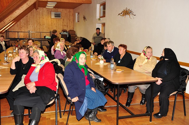 Stretnutie s dôchodcami, 8. 11. 2009