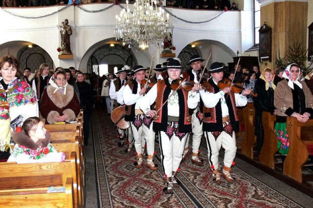 Príchod na sv. omšu, 1. 1. 2011