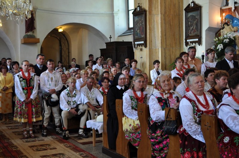 Na sv. omši, 14. 8. 2011