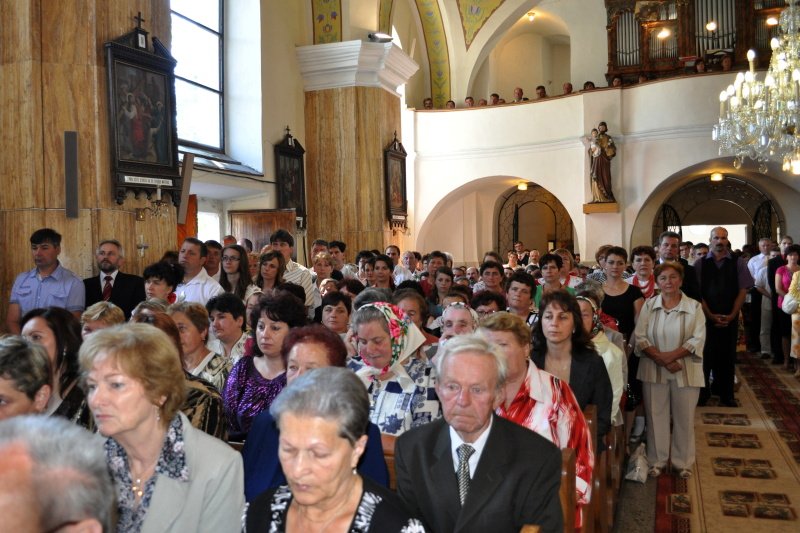 Na sv. omši, 14. 8. 2011