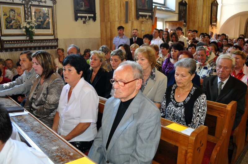 Na sv. omši, 14. 8. 2011
