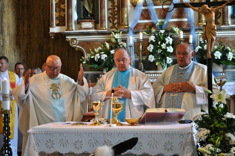 Slávenie sv. omše, 14. 8. 2011